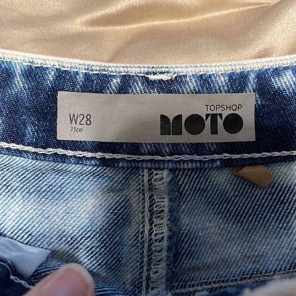 Topshop Multicolor Jean Shorts - Picture 4 of 7